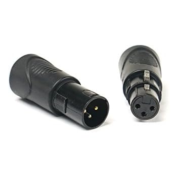 Elite Core-VRL 3 Pin XLR to RJ45 Adapter Set (1) Male and (1) Female VRLDMXRJ45-3P-SET