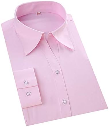 Dioufond Office Blouse for Women Work Shirt