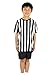 Mato & Hash Children's Referee Shirt Ref Costume Toddlers Kids Teens - Black/White CA2004k M