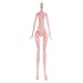 Fenteer Custom Moveable Joints Nude Doll Body Mold for Monster High Dolls DIY Making and Repairing Accessory Set of 5 Pieces