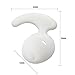 20 Pieces Samsung Earbud Covers Teemade Replacement Silicone Ear Hooks Tips Silicone Ear Gels Buds for Samsung Galaxy S7/S7 Edge /S6/S6 Edge Sports Earbuds (White)