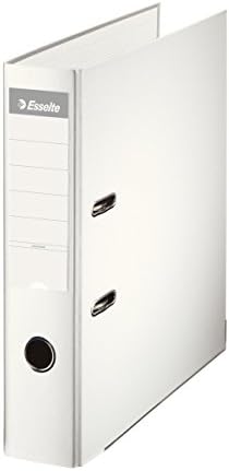 Esselte Plastic Lined PP Lever Arch File, White