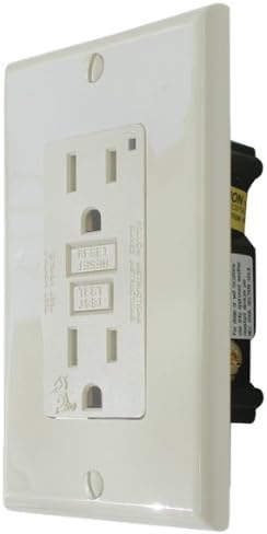 VALTERRA Diamond Group VGF15W-WHITE White 15 Amp Grd Receptacle Fault with Power Light