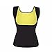 Firecos Slimming Body Shaper for Women Belly Fat Burner Hot Sweat Sauna Vest Tank Top Weight Loss Shapewear No Zipper Black(L)
