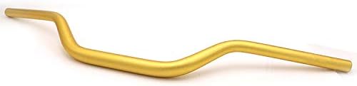 Universal 7/8" 22mm Aluminum Tracker Handlebar Drag Bar HandleTubes Motorcycle Bike Cruiser Scooter For Harley Honda Yamaha KTM (gold)