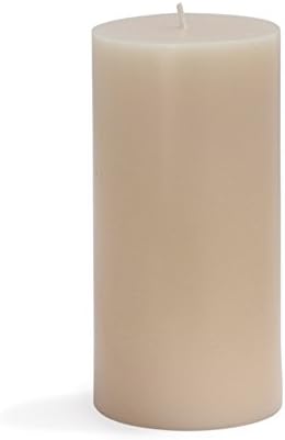 Zest Candle CPZ-083_12 12-Piece Pillar Candle, 3" x 6", Ivory