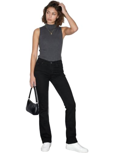 LTB Jeans Damen Fallon Jeans, Black Wash 200, 33W / 32L