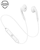 TruWire Bluetooth Earphones, Bluetooth 4.1 Headphones, Wireless Sports Headphones with Mic for iPhone X/10/8 Plus/7/7 Plus/Samsung S8/S7/Note 8/LG/HTC