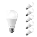 LE 12W A19 E26 LED Bulbs, 75W Incandescent Bulbs Equivalent, Not Dimmable, 1010lm, Warm White, 2700K, 180° Beam Angle, Medium Screw, LED Light Bulbs, Pack of 5 Units