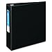 Avery Heavy-Duty 3 Ring Binder, 3 Inch One Touch EZD Rings, 3.5 Inch Spine, 1 Black Binder (79983)