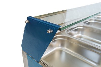 5-well 110v Commercial Electric Bain-marie Buffet Line Countertop Food Warmer