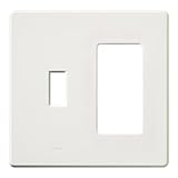 Lutron FG-2-TD-WH Electrical Distribution Wall Plate White