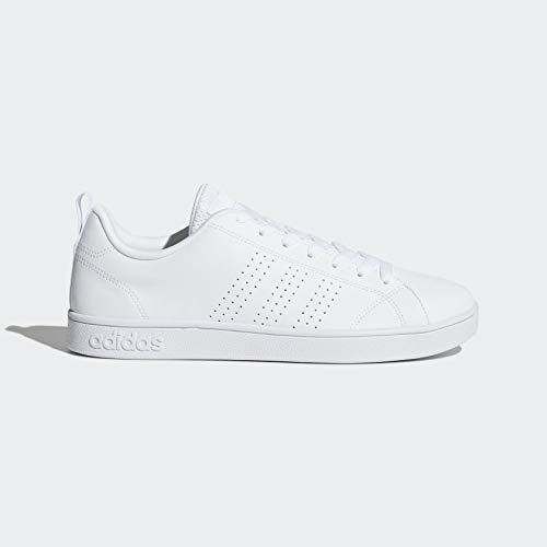 adidas Men's Vs Advantage Cl Sneaker, White/White/White, 9 M US