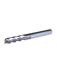 SpeTool 12401 - Molde de carburo de 4 flautas CNC, diámetro del vástago de 1 4", 3.0 in de largo, broca de enrutador en espiral con revestimiento