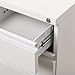 Hirsh Industries 20 in. Mobile Pedestal 3-Drawer Box (White)