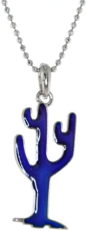 Mood Pendent "DESERT CACTUS" Bead Chain Necklace