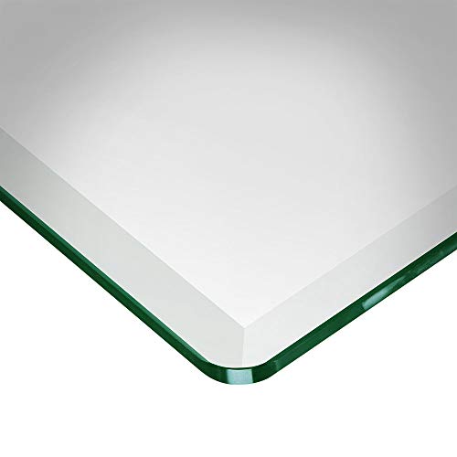 TroySys 1/2" Thick Square Glass Table Top (42" x 42") USA Premier