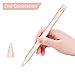 pzoz Case Compatible New Apple Pencil 2nd Generation Magnetic Pen Nib Protector Silicone Sleeve iPencil 2 Gen Grip Skin Cover Holder Clip Sticker Accessories for iPad Pro 11 12.9 inch 2018-Pink