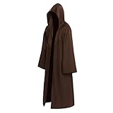 EONPOW Wizard Tunic Hooded Robe Halloween Cloak