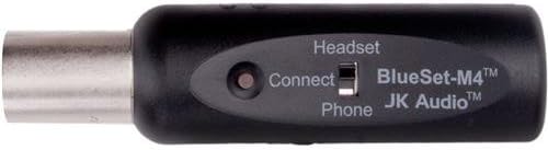 JK Audio BlueSet Bluetooth Wireless Headset Interface for Intercoms (4-Pin XLR-M)