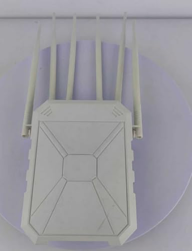 AC1200 Outdoor WiFi Extender, Long Range Outdoor WiFi Extender Signal Booster, IP67 Weatherproof, Repeater/AP/Router Mode, Passive PoE, WPA3 Security, for Patio, Starlink, Yard, Farm