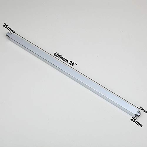 FidgetFidget Stainless Steel 24" Lengthen Ceiling Mount Bathroom Shower Arm for Shower Head - Thumbnail 3