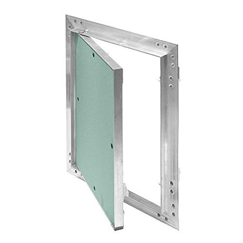 Plasterboard Access Panels with Aluminium Frame/Revision Door/Inspection Flap/Service Hatch/Vision Panel (400mm x 500mm)
