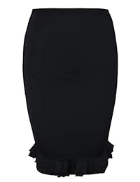 Septangle Vintage Swim Skirts Parte inferior de bikini para dama Shirred Ruffle Swimdress Cover Up