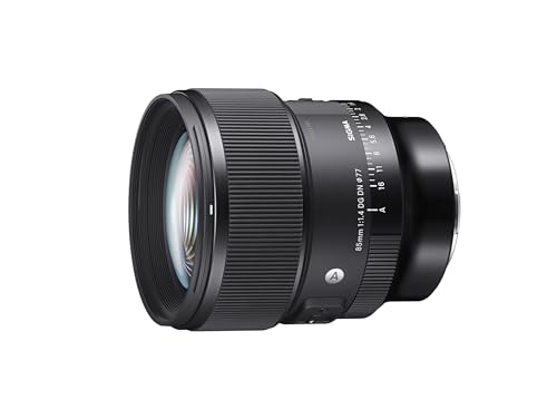 Sigma 85mm F1.4 DG DN Sony E (322965), Black