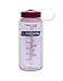Nalgene Wide Mouth Water Bottle, 1-Pint, Clear Pink