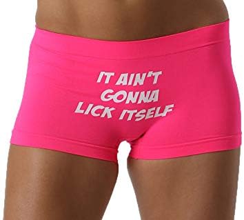 Make Me Laugh Women's It Ain't Gonna Lick Itself Boy Shorts