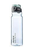 AVEX FreeFlow Autoseal Water Bottle, Ice, 1000ml/34 oz