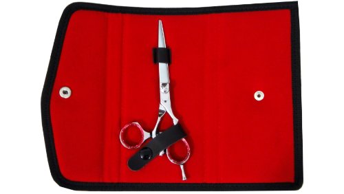 ZZZRT ZS-3003 High Quality Japanese J2 Stainless Steel Professional Swivel Thumb Barber Razor Edge Hair Cutting Scissor Shear 5.5" + Free Scissor Pouch & Free Scissor Lubricant and Scissor insert rings