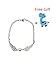EIGA Silver Infinity Retro Pearl Angel Wings Jewelry Dove Peace Bracelet