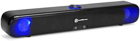 gogroove usb computer speaker mini sound bar