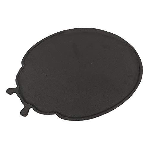 OUTOUR Oval Cute Cast Iron Ladybug Stepping Stone for Garden Patio Lawn Pool Outdoor Garden Decor Gift, Dark Rust - Thumbnail 7