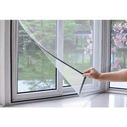 VC Mosquito Insect Fly Bug Lizard Net Mesh for Window with Loop and Hook Tape, Size 4 ft by 2 ft