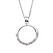 New Trend! For Misfit Shine 2 Necklace Stainless Steel Pendant (Pink)