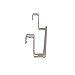 Spectrum Diversified 76471 Over-The-Door Towel Holder, Brushed Nickel