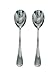 SET OF TWO (2) - Long Elegant Regency Line Tabletop Flatware Serving Spoon, Serving Utensil, Buffet Banquet Serving Spoons, 18/8 Gauge Mirror-Polished Stainless Steel