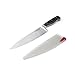 Sabatier Forged Stainless Steel Chef Knife with Edgekeeper Self-Sharpening Blade Cover, High-Carbon Stainless Steel Kitchen Knife, Razor-Sharp Knife to Cut Fruit, Vegetables and more, 8-Inch, Black