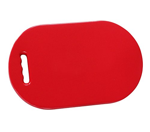 Hongwo Anti Slip NBR Foam Kneeling Cushion Pad Garden Kneelers Seat Mat for Women Men Kids Cleaning, Work, Exercise, Prayer-15"x9.4"x1.5"-Red