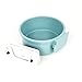 Kennel-Gear 20 oz Plastic Dog or Cat Bowl Kit, Slate Blue