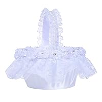 Dergo Bridal Wedding Party Flower Girl Basket Ring Bearer