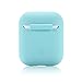 AirPods Case/Airpods 2 Case,Teyomi Protective Silicone Cover Skin with Sport Strap for Apple Airpods Charging Case[Front LED Not Visible] (Light Blue)