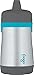 THERMOS FOOGO Vacuum Insulated Stainless Steel 10-Ounce Hard Spout Sippy Cup, Charcoal/Teal