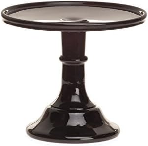 Mosser Glass 6 Pedestal Cake Plate - Black Raspberry by Mosser Glass