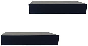 SHELVING SOLUTION Floating Shelf (Espresso, 11" x 2PC)