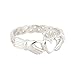 Sterling Silver Irish Claddagh Woven Band Ring for Women (6)
