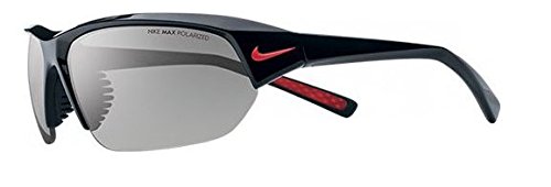 Nike Skylon Ace P Sunglasses, Shiny Black/Matte Black, Grey Max Polarized Lens